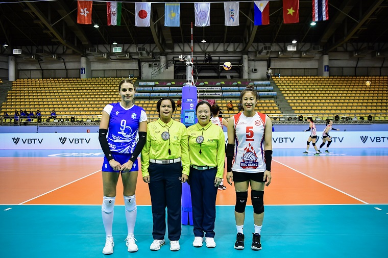 Yuliia Dymar as captain of Kuanysh